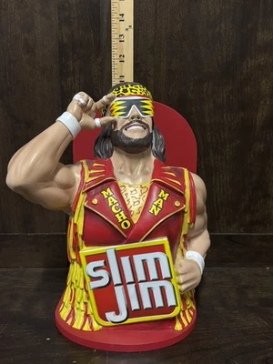 MACHO MAN RANDY SAVAGE Slim Jim Display 2025 Collector Series Mint  New - Image 1 of 4