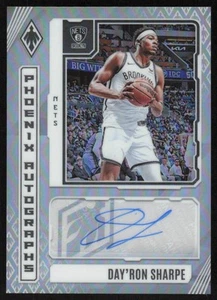 2023-24 Panini Phoenix Phoenix Autographs #PA-DRS Day'Ron Sharpe Brooklyn Nets - Picture 1 of 2