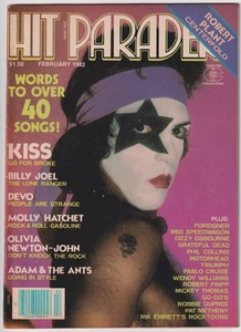 Hit Parader Magazine February 1982 KISS Robert Plant Centerfold Poster 7.0 - Picture 1 of 3