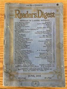 Readers Digest Articles Of Lasting Interest June 1935 - Picture 1 of 20