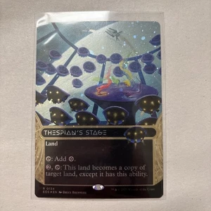 MTG Thespian's Stage (0134) - Galaxy Foil - Borderless Edge of Eternities - Picture 1 of 3