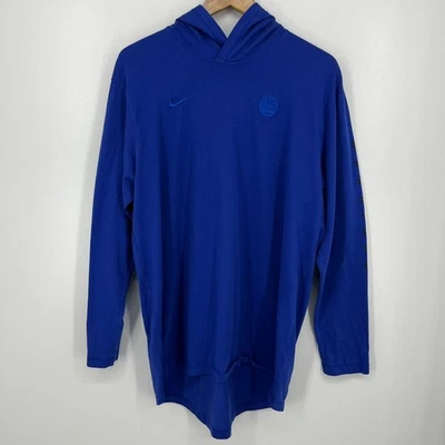 Sudadera con capucha de baloncesto Nike Golden State Warriors para hombre talla XL suéter azul Foto 1 de 4