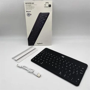Logitech Keys-To-Go kabellose Bluetooth-Tastatur für iPhone, iPad, Apple TV, ult - Bild 1 von 1