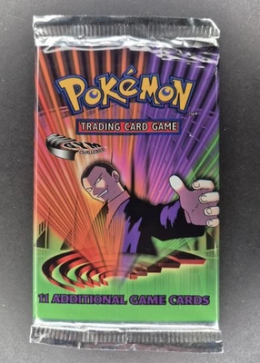 2000 Pokemon WOTC Original Sealed GYM CHALLLENGE Booster Pack (Light) - Image 1 of 2