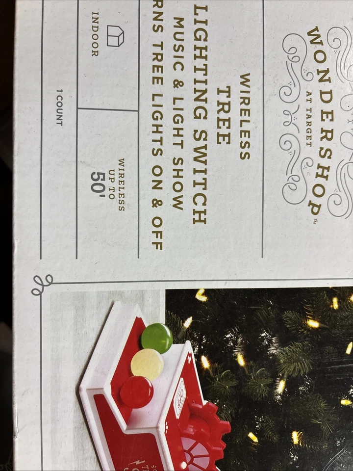 Wondershop Wireless Tree Lighting Switch Christmas Magic with Lights & Sounds - Image 1 of 3