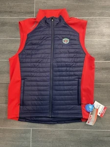NWT MEN'S SUNICE HAMILTON THERMAL HYBRID VEST SIZE L Blue Red NEW $139 MSRP - Picture 1 of 5