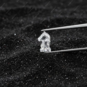Chess Horse Lab Grown Diamond Fancy Cut IGI Certified VVS-VS DEF CVD HPHT 1carat - Picture 1 of 19