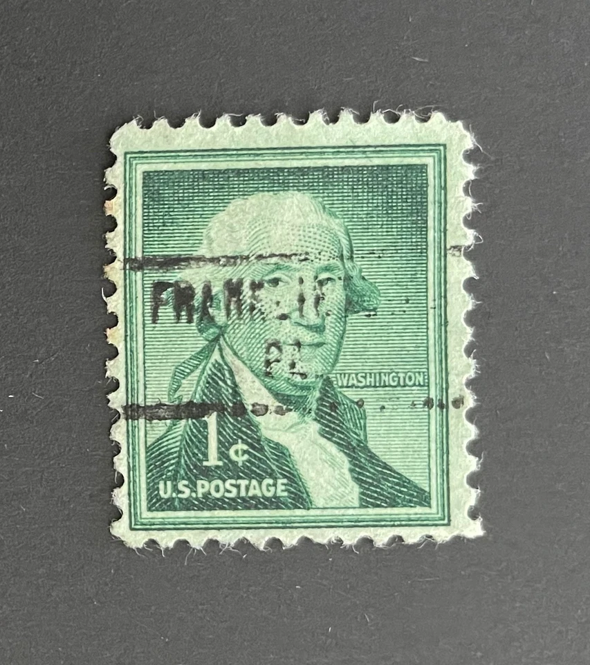 Franklintown, Pennsylvania Type 734 Precancel - 1 cent Washington - U.S. #1031 - Image 1 of 1