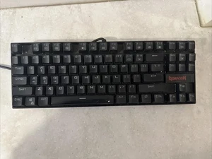 Redragon K552N Kumara 87-Key Mechanical Gaming Keyboard Black - Free Shipping - Picture 1 of 6