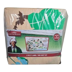 National Lampoon's Christmas Vacation: YULE BELIEVE 3-teiliges Flanell-Bettwäscheset - Bild 1 von 8