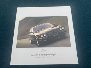 Jaguar XJ Sport & XJR Supercharged Prospekt 1997 - Oversized UK Issue - Bild 1 von 3