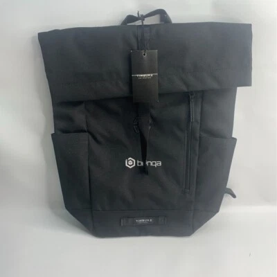 NUEVO CON ETIQUETAS Timbuk2 San Francisco Tuck Pack Mochila Negra ¡LOGOTIPO de traer! Foto 1 de 4