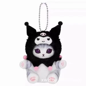 10-12Cm Mofusand Cross-Dressing Sanrio Kuromi Hanyodon Plush Cute Ca - Picture 1 of 46