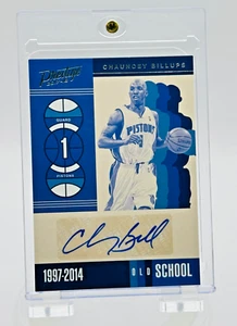 Chauncey Billups Auto 🏆 Prestige Old School Insert – Detroit Pistons Legend! - Picture 1 of 2
