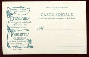 CPA publicité des Raffineries de Pétrole de Dunkerque " ETENDARD " TOURISTE " - Picture 1 of 2