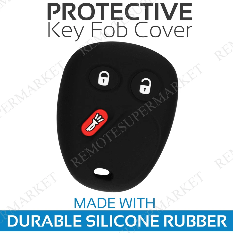 Key Fob Cover For 2000 Chevrolet Astro Remote Case Rubber Skin Jacket Foto 1 de 1