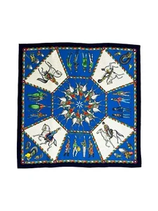 Vintage Hermes Women's Silk Scarf "L'ARMÉE IMPÉRIALE RUSSE DE 1816 A 191" 90x90 - Picture 1 of 20