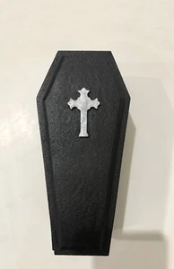 1:12 Scale Black Coffin Prop Diorama Action Figure Photography - Picture 1 of 5
