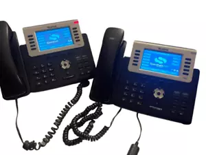 Yealink SIP-T29G Phones With Stands & Power Adapters Color VoIP Tested - Picture 1 of 3