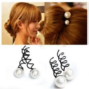Frisurenhilfe Magische Haarklammer Spirale Spin Pin Spange Haarclip Haar - Picture 1 of 7