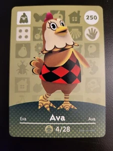 Ava - 250 - Series 3 - Authentic Animal Crossing Amiibo Card - Picture 1 of 1