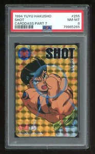 Yu Yu Hakusho Japanese Carddass 7 255 Yusuke Urameshi 1994 Prism PSA 8 79985265 - Picture 1 of 2