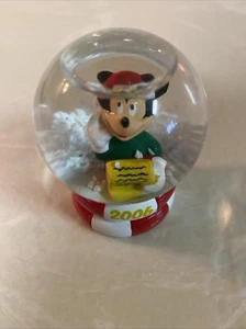 2006 Mickey Mouse Mini Christmas Snow Globe Penny’s Giveaway Black Friday - Picture 1 of 5