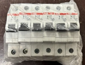 Lotto di 6 ABB S201 C6 6k Interruttore magnetotermico 6A 6k unipolare - Picture 1 of 3