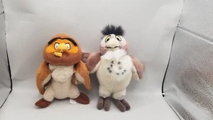2 Disney Winnie the Pooh 7" Owl Beanie Plush w/Pellets Stuffed Arcotoys unsure - Picture 1 of 12