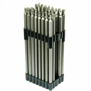 32PC Extra Long 6" Security Bit Tamperproof Set Hex Star Pozi Tri-Wing - Picture 1 of 4