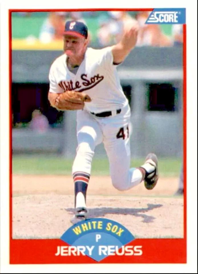 Puntuación #489 Jerry Reuss Pitcher Chicago White Sox 1989 envío gratuito Foto 1 de 1