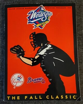 The Fall Classic - MLB 1999 World Series Yankees vs. Braves Official Program - Image 1 of 4