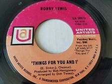 BOBBY LEWIS - Things For You And I / Somebody Lied To Me 7" COUNTRY FOLK 1960's