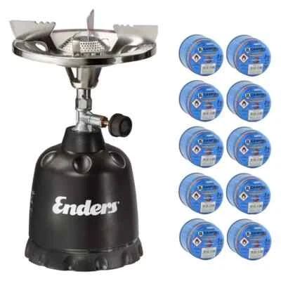 Enders Kartuschen Gaskocher Olymp 6510 inkl. 12x Butangas-Stechkartusche 190g - Bild 1 von 4
