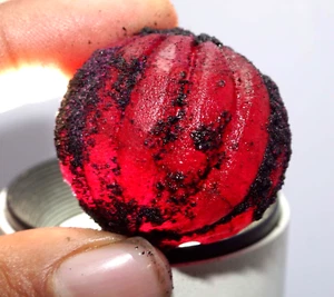 Melone grezzo rubino rosso africano naturale certificato EGL 235,5 ct pietra preziosa sfusa - Foto 1 di 5