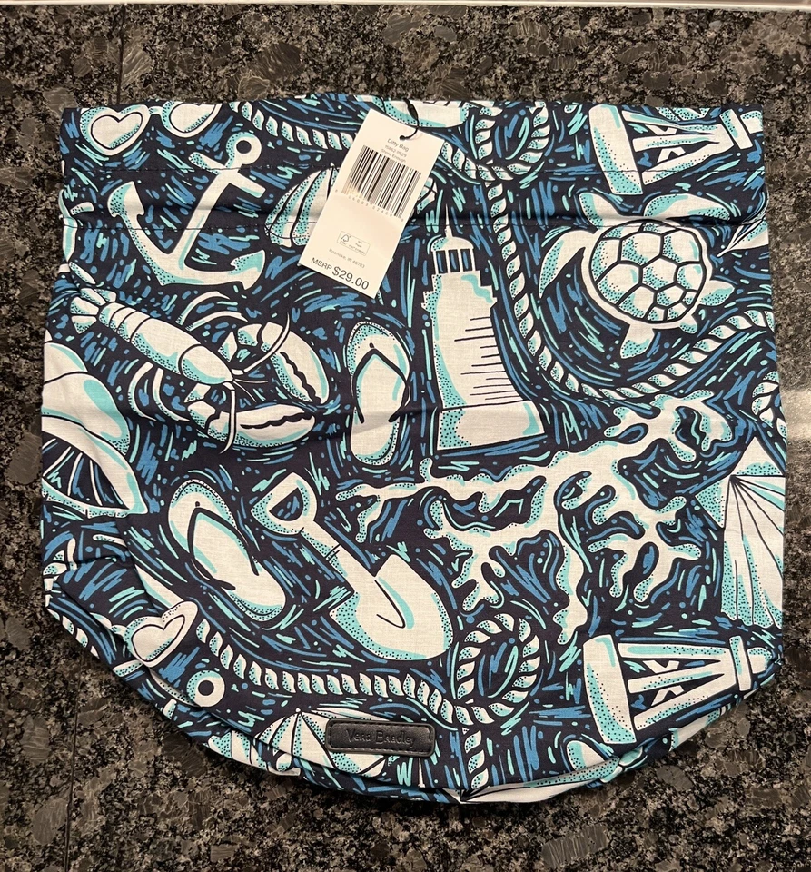 Vera Bradley Ditty Bag CHORE SUFICIENTEMENTE ~ Nova com etiquetas - Imagem 1 de 1