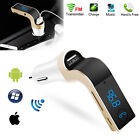 Car FM Transmitter Wireless Hands-free LED MP3 Player Radio Adapter USB Charger