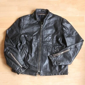Chaqueta de motociclista Schott Café Racer vintage se adapta a cremalleras de garra de 42" - Imagen 1 de 12