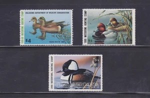 State Hunting/Fishing Revenues - OK - 1988-90 Duck Stamps - 3 Different - MNH - Picture 1 of 1