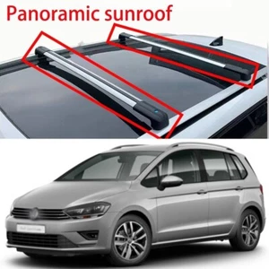 Fits for VW Golf SV 2017-2020 Cross bar crossbar Roof Rail heighten - Picture 1 of 7
