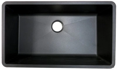 Blanco 440149 Anthracite-Polished Undermount Kitchen Single Basin Sink Assembly - Image 1 of 3