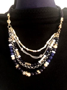 THE LIMITED 5 STRAND AWESOME NECKLACE 13" - Picture 1 of 6