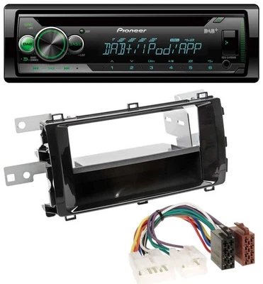 Pioneer USB MP3 DAB AUX CD Autoradio für Toyota Auris (ab 2013) schwarz - Bild 1 von 4