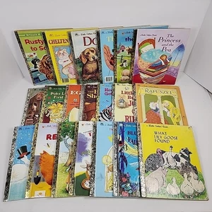 Konvolut 20 kleine goldene Bücher Vintage & Modern Kinderbücher - Bild 1 von 23