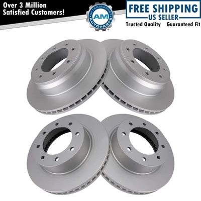 Juego de rotores de freno delanteros y traseros para Nissan NV1500 NV2500 NV3500 2012-2021 Foto 1 de 4