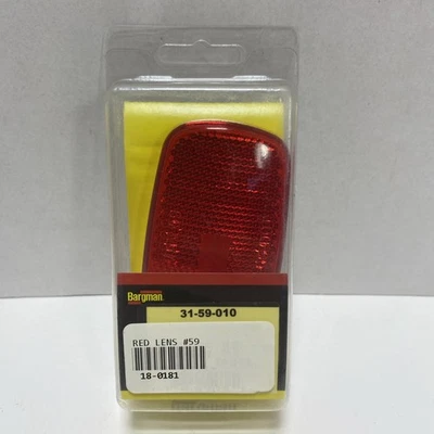 Lente de repuesto Bargman 31-59-010 con luz roja Foto 1 de 4