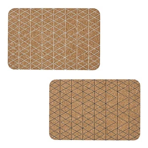 Ladelle Mali Printed Cork 4pk Placemat -  30x45cm - Picture 1 of 3