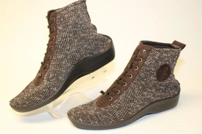 Botines cómodos Arcopedico Shocks 5 marrón tejido calcetín drivers para mujer talla 9 40 Foto 1 de 4