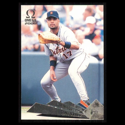 Tarjeta de béisbol Tony Clark #49 2000 Pacific Omega Detroit Tigers MLB casi nueva Foto 1 de 3
