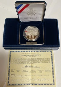 2004-P Lewis & Clark Bicentennial Silver Dollar Proof in Box w/COA - Picture 1 of 6